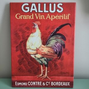 Gallus Wood Wall Plaque
